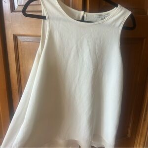 Green Envelope Cream Sleeveless Tank Top